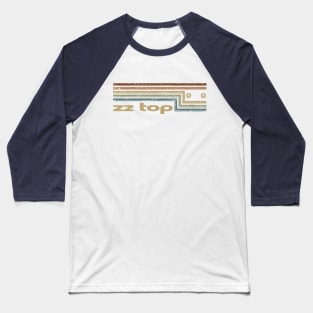 ZZ Top Cassette Stripes Baseball T-Shirt